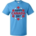 thumbnail image 3 of Inktastic Happy Canada Day- maple leaf circle T-Shirt, 3 of 5