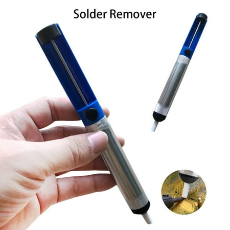 

Shiusina Irons Metal Desoldering Silver Pump Sucker Remover Tool Solder Blue Removal Tools & Home Improvement