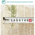 thumbnail image 4 of Mosquitera Magnética para Puerta, Cortina de Puerta Antimosquitos de 120x215 cm, Mosquitera de Malla Ultra Fina Blanca para Pasillos, Puertas, Patio, Cierre Automático, 4 of 5