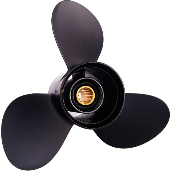 Solas 3311-110-15 Amita 3 Aluminum 3-Blade Propeller - RH, 11" Diameter x 15" Pitch x 13-Spline