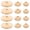 Golden, variant on BRIGHTFUFU 12pcs Brass Clock Hand Nuts for Grandfather Wall Clock Movement Repair Replacement Parts Accessories