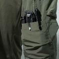thumbnail image 6 of Mrmaere Stand Collar Half-Zip Multi-Pocket Shirt Men Outdoor Long Sleeve Top For Hiking Green XXXL, 6 of 9