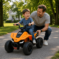 thumbnail image 1 of RoverKid McLaren Racing JL212 12V Kids Ride-On Car, Dual 35W Motors, 12V 7Ah Battery, LED Lights, USB/MP3 Music, Plastic Seat and Wheels, Orange, 1 of 8