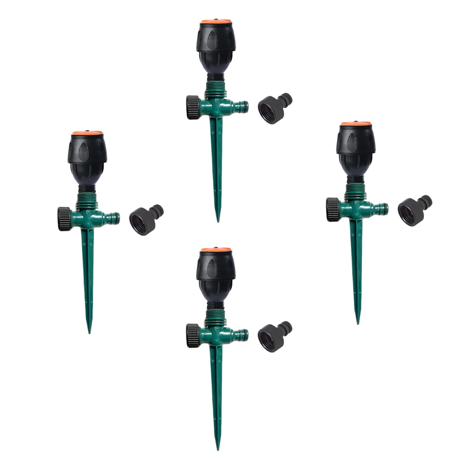 Bothyi 4x Rotating Garden Sprinklers Lawn Sprinklers Gardening Tools Versatile Supplies Green