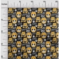thumbnail image 2 of oneOone Polyester Spandex Black Fabric Kids Animal Dress Material Fabric Print Fabric By The Yard 56 Inch Wide, 2 of 4