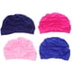 thumbnail image 1 of GOOHOCHY 4pcs Color sólido plisado adorables adorables natación tapas de natación elástica impermeable, 1 of 7