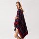 thumbnail image 3 of Poncho con frente abierto y diseño vintage para mujer, chal de invierno, 3 of 5