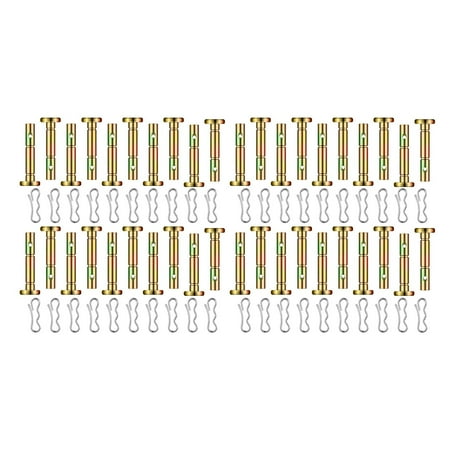 

80 Pieces Shear Pins and Cotter Pins 738-04124 and 714-04040 Replacement Shear Pin and Bow Tie Lock Cotter Pin Kit