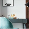 thumbnail image 2 of Estatuas de animales pequeños decoración del hogar adornos decorativos dorados de estilo moderno para sala de estar, dormitorio, escritorio de oficina, gabinetes, 2 of 7