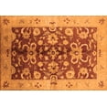 thumbnail image 1 of Ahgly Company Indoor Rectangle Oriental Orange Traditional Area Rugs, 5' x 7', 1 of 4