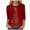 Red, variant on Dmsael Christmas Tshirts Women Women Christmas Shirts Christmas Tree Printed Tshirts 3/4 Sleeve Crew Neck Tops Holiday Xmas T-Shirts Yellow,L
