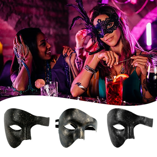 Mascarilla elegante para fiestas de disfraces Inteprter Máscaras