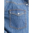 thumbnail image 4 of Jessica Simpson Women's Cropped Denim Western Shirt, Sizes XS-XL, 4 of 6