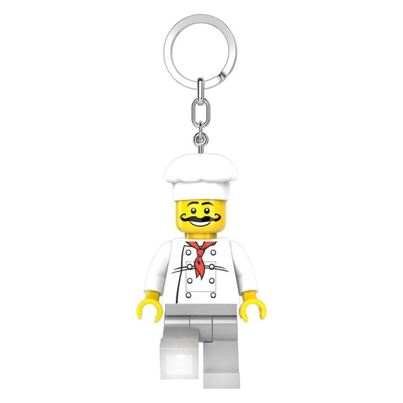 LEGO Minifigures Keychain Light - Chef - 3 Inch Tall Figure (KE24H)