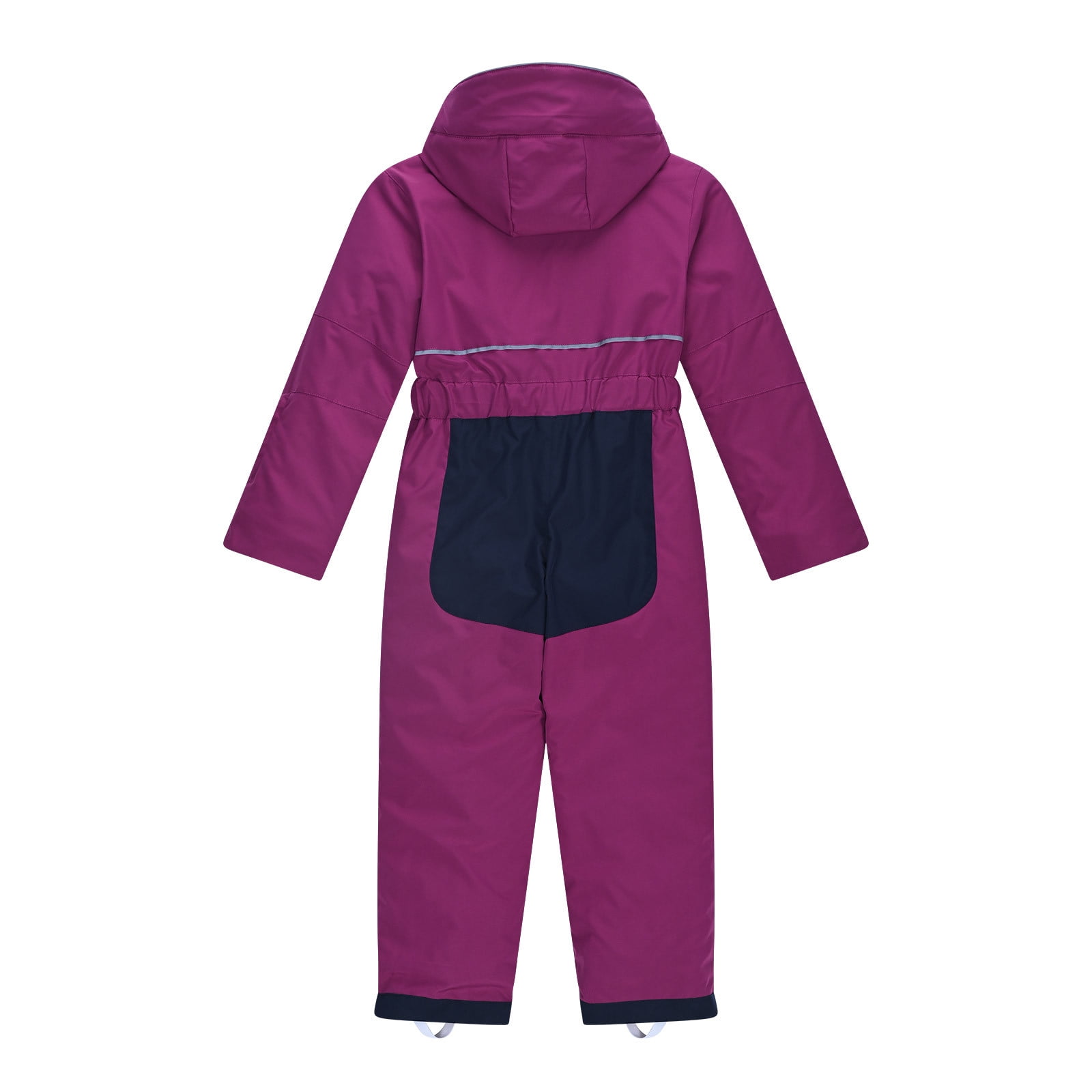 FNFYFH Girls Boys One Piece Snowsuit Waterproof Windproof Ski Snow Hooded Coveralls Winter Outdoor Jumpsuits