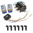 thumbnail image 4 of Relé De Solenoide De Cabrestante, Relé De Solenoide De 12 V Con Recubrimiento En Polvo Negro Duradero Instalación Simple Para ATV UTV, Vehículos 4X4 Con Cabrestantes De, 4 of 7