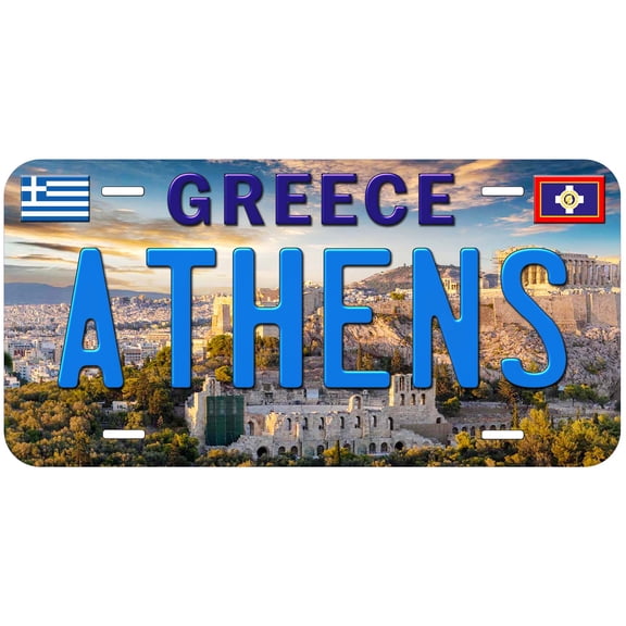 Athens TAG01 Greece Novelty Car Auto License Plate