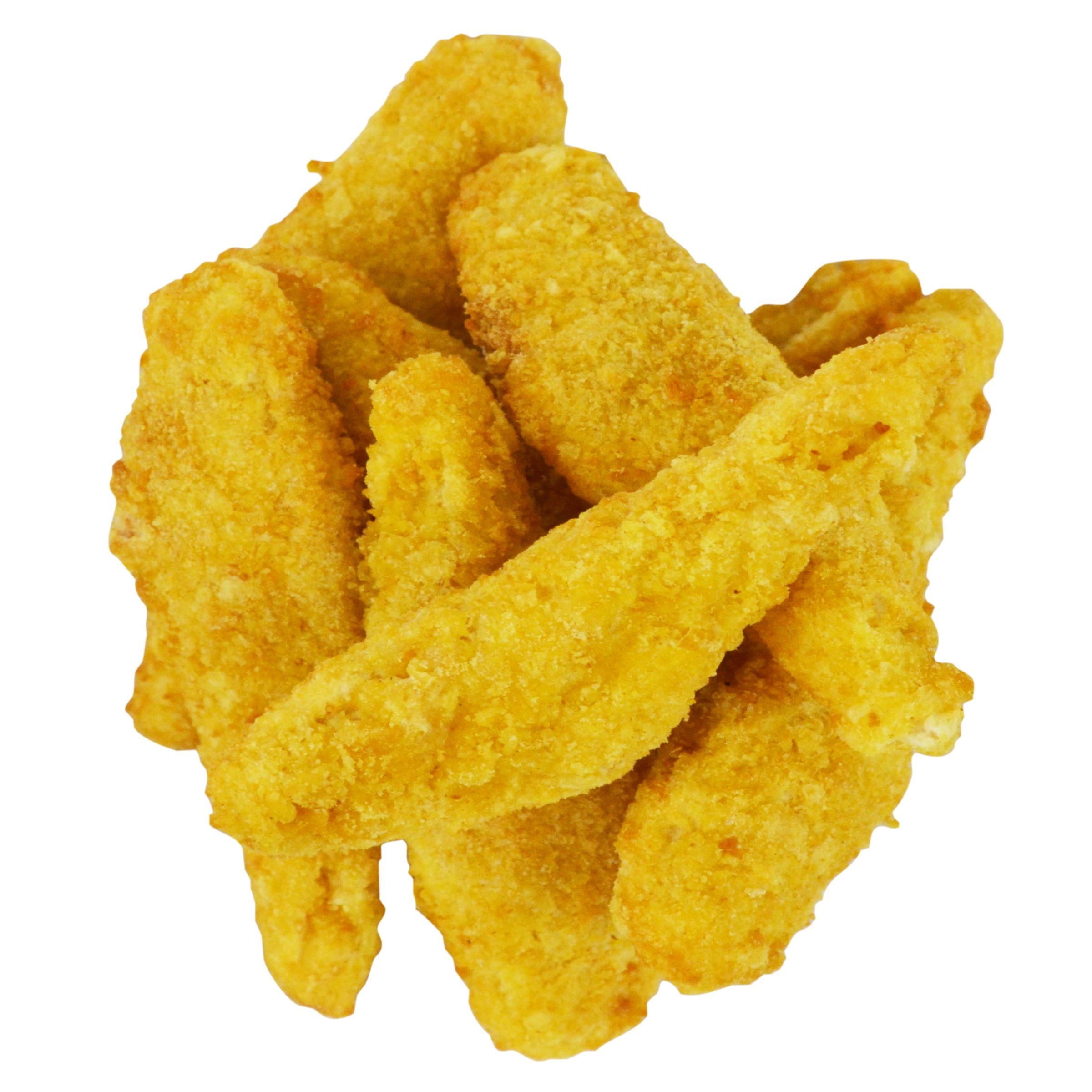 Brakebush Chicken FC SmartShapes Tater Chip Tender Breast Strip Fritter, 5 pound -- 2 per case