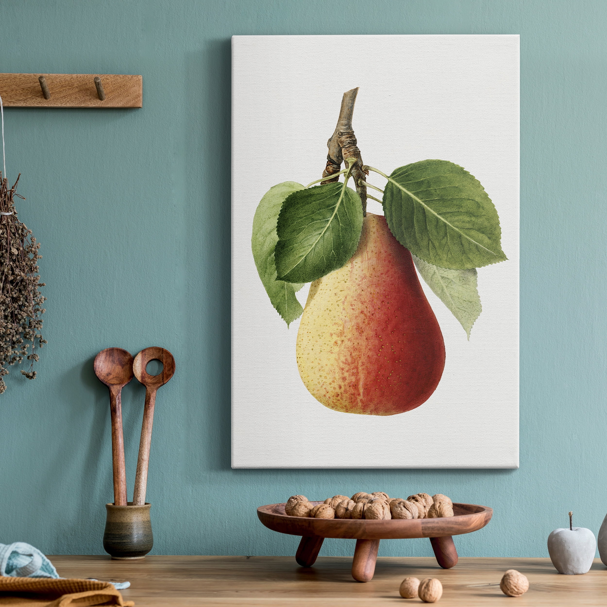 Vintage Pear Illustration II Premium Gallery Wrapped Canvas - Ready to Hang - 32 x 48