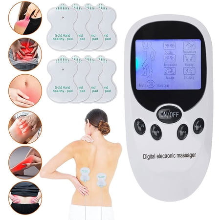 FFORCE Dual Channel TENS Muscle Stimulator – Rechargeable Pu - TENS Unit by FFORCE for Pain Relief