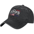 thumbnail image 2 of Jesus Make America Godly Again Hat for Women Baseball Caps with Design Hats, 2 of 8