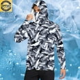 thumbnail image 6 of Sun Protection Cooling Hoodie for Men Summer Quick Dry Hiking Shirts Face Mask Fishing Long Sleeve Workout Tops M, 6 of 6