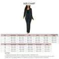 thumbnail image 5 of Stylish Women's Slim Fit Suit with Turn-Down Collar, Flap Pockets & Straight Leg Pants - Black, Size M Bienvenido, 5 of 6