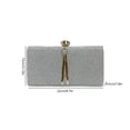 thumbnail image 3 of Bolso de mano de PU Bolso cruzado duradero con lentejuelas para asistir a banquetes (Plata) Tmvgtek Para Estrenar, 3 of 3
