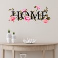 thumbnail image 3 of Bewildely Etiqueta de la pared Calcomanías de PVC Flor simple Plantas Telón de fondo Mural Art Poster Autoensamblaje Decoración de baño Decoración del hogar, 3 of 6