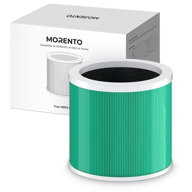 Filtro de repuesto para purificador de aire MORENTO HY1800 True HEPA