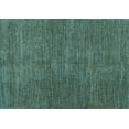 thumbnail image 1 of Ahgly Company Indoor Rectangle Abstract Light Blue Modern Area Rugs, 2' x 5', 1 of 4