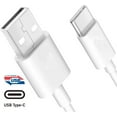 thumbnail image 5 of Fast USB C Dual-Port Car Charger with Type C Cable 4ft for Sonim XP5plus - Dual USB Rapid Adaptive Fast Car Charger - White, 5 of 5