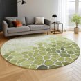 thumbnail image 6 of Addison Rugs Mayfield Premium Machine Washable Transitional Geometric Green Round Rug, 8' x 8', 6 of 6