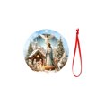 thumbnail image 2 of Wooden Nativity Scene Ornaments for Christmas Tree - Religious Decor with Carved Nativity Design, 2 of 9