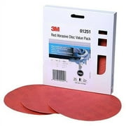 3M 01251 Stikit Red 6' P400 Grit Abrasive Disc Value Pack