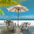 thumbnail image 6 of 63*70*99cm Heightened Oxford Cloth Silver White Aluminum Tube Bearing 100kg Beach Chair Flamingo, 6 of 18