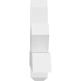 thumbnail image 3 of 36"W x 16 1/2"H x 4"D x 4"F, 11/12 Pitch, Kennewick Architectural Grade PVC Gable Bracket, 3 of 8