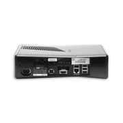 Restored Xbox 360 S 250GB Game Console Black with 2 Retrofam Black and White Game Controllers