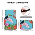 thumbnail image 3 of Salouo Tropical Jungle Flamingo for 4-Piece Floor Mats, Custom Fit Car Mats All-Weather Car Foot Mats Automotive Floor Mats for Cars, Trucks, SUVs, Vehicle Floor Liner, 3 of 7