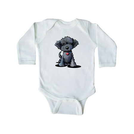 

Inktastic Black Doodle Puppy Gift Baby Boy or Baby Girl Long Sleeve Bodysuit
