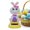 D, variant on Solar Powered Dancing home decor , Cute easter Bunny Eggs Solar Dashboard decoration For Car 4inch