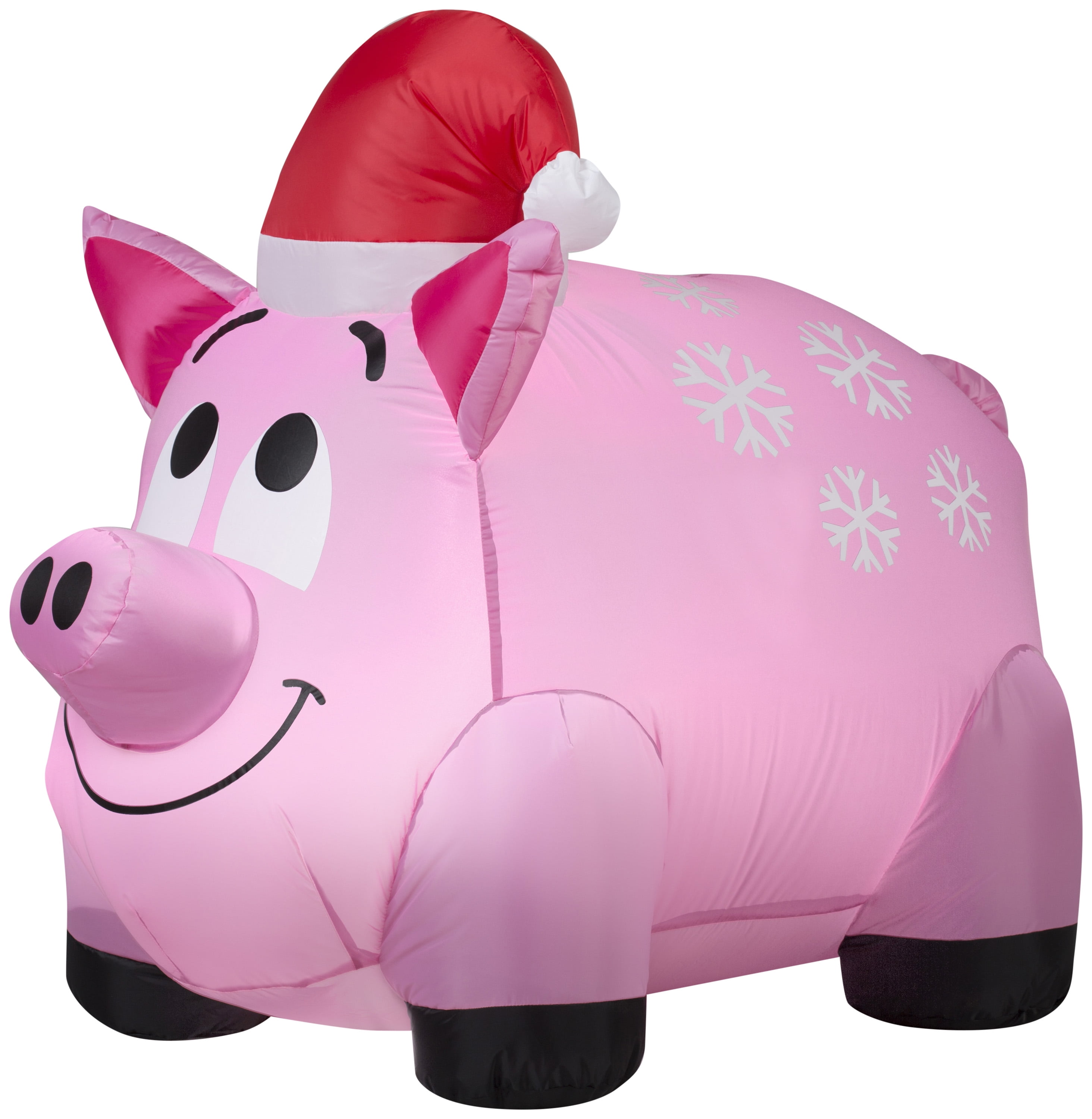 Airblown Inflatables Snowflakes Pig