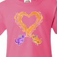 thumbnail image 4 of Inktastic Fire Heart Dragons Youth T-Shirt, 4 of 5