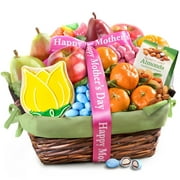 Golden State Fruit Mother's Day Gourmet Fruit, Nuts and Sweets Gift Basket, 1 Count