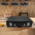 thumbnail image 5 of WEUVEB Heavy Duty Black Metal Storage Trunk Box - Iron Construction, Large Capacity, 1 Piece Storage Solution, 5 of 8
