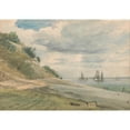 thumbnail image 3 of Lionel Constable 18x14 Black Modern Framed Museum Art Print Titled - View Near Walton on Naze, 3 of 5
