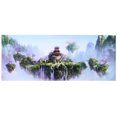 thumbnail image 2 of Aquarium Background Poster, 3D PVC Waterproof Adhesive Fish Tank Sky Castle Wallpaper Sticker Fish Tank Background Decoration(61 * 30cm), 2 of 5