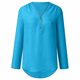 thumbnail image 4 of UMfun - Blusas de talla grande para mujer, con cremallera frontal, cuello en V, manga 3/4, estilo túnica informal de verano con mangas con puños, tallas S-5XL, 4 of 7