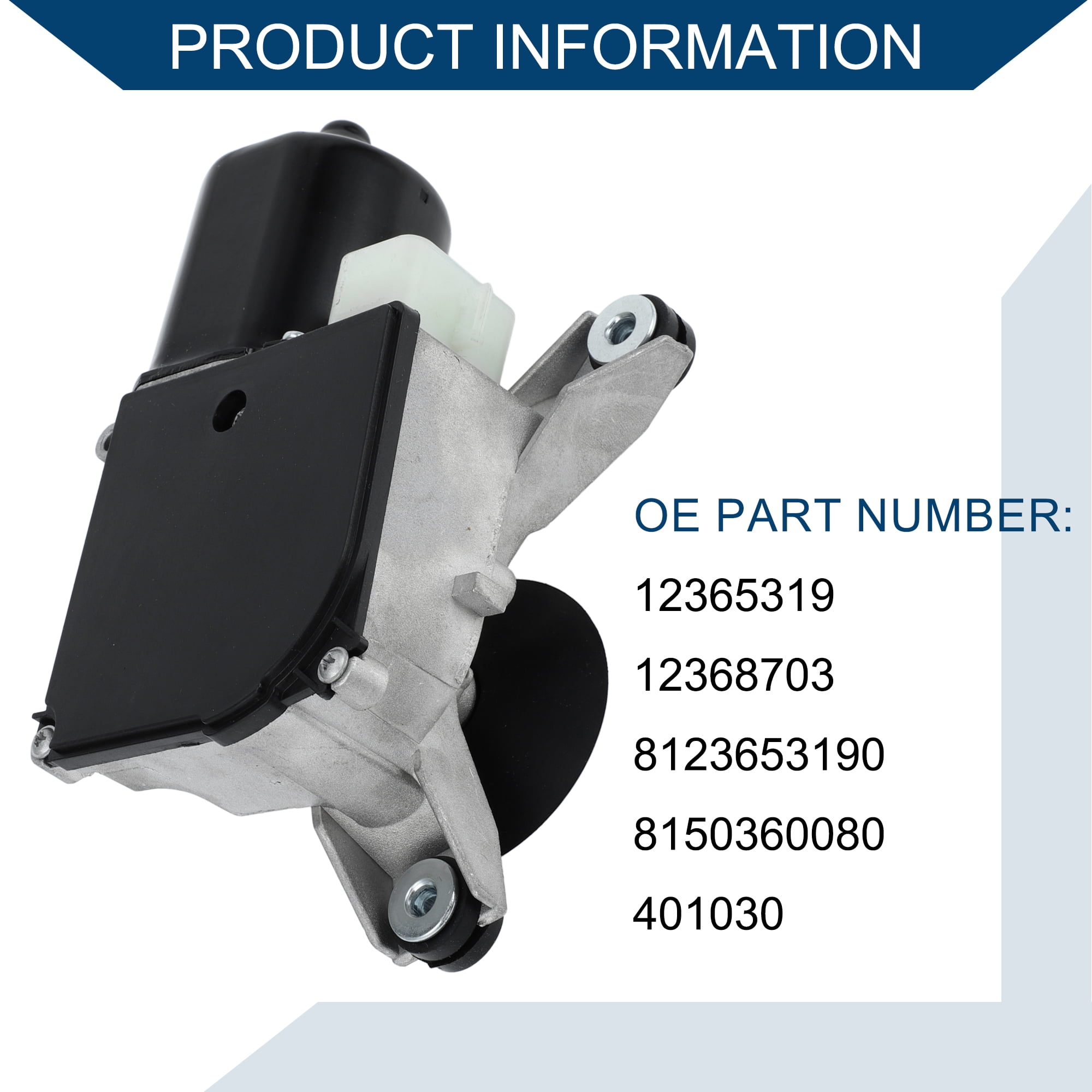 Unique Bargains 5-Pin Front Windshield Wiper Motor for Chevy Blazer S10 for GMC Jimmy