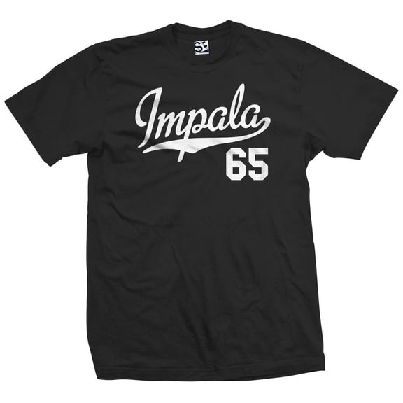 Impala 65 Script Jersey T-Shirt 1965 Lowrider Ladies Womens Mens